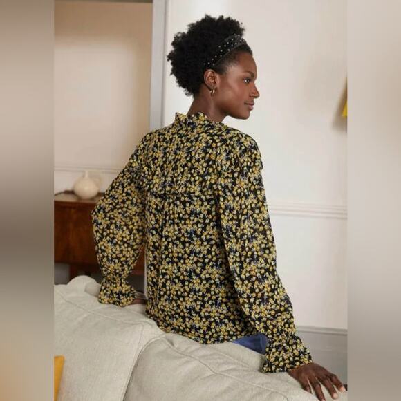 Boden Zoe Frill Detail Blouse Size 4 - Picture 2 of 10